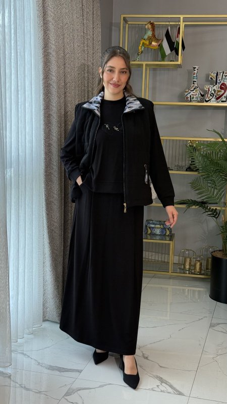 طقم القبة المموّجة 🖤