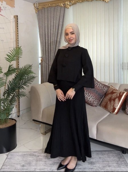 طقم الأناقة الصوفية الدافئة